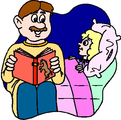 400 views Reading at home clipart