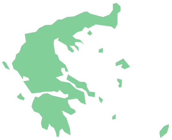 Map of greece clipart