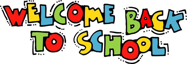 Clipart for welcome back to school