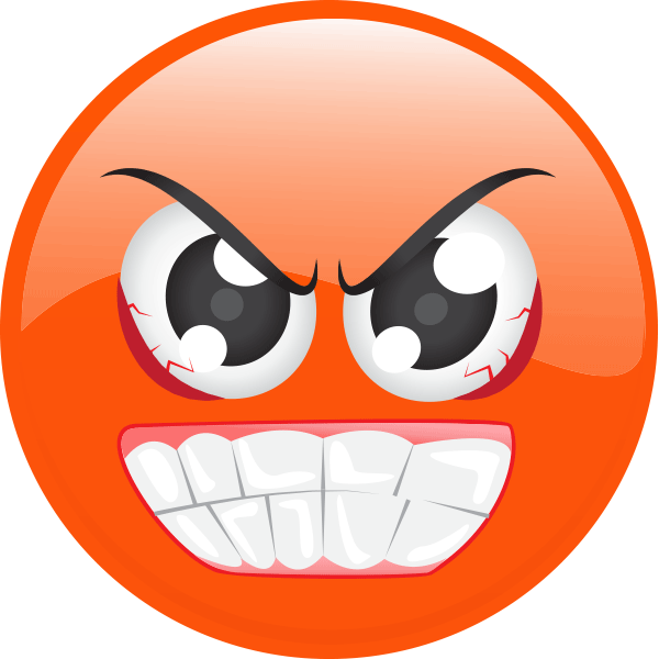 Intense Anger - Facebook Symbols and Chat Emoticons