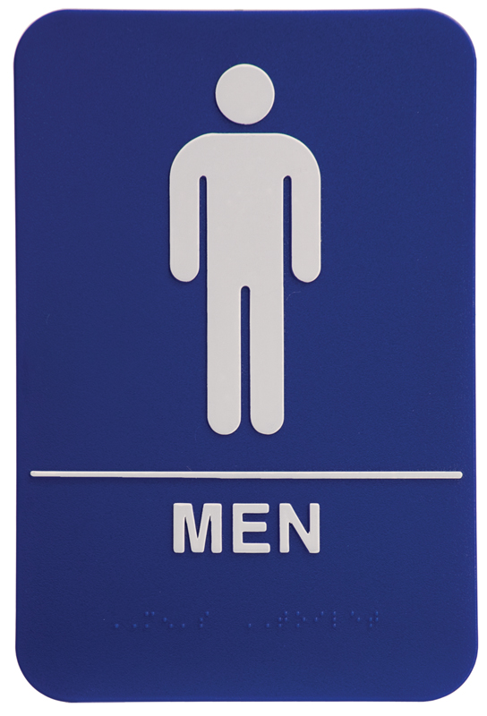 Men's Bathroom Sign | freedomengravingwebstore.