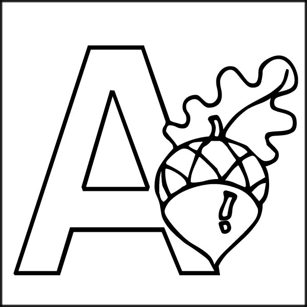 Alphabet Pictures Coloring Pages Free Printable Download ...