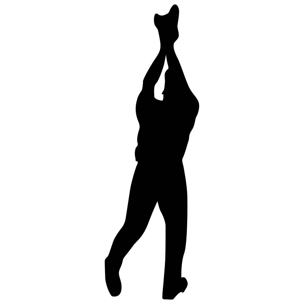 Rakuten.com - Baseball Player Pitcher Lefty Leg Kick Silhouette-24 ...