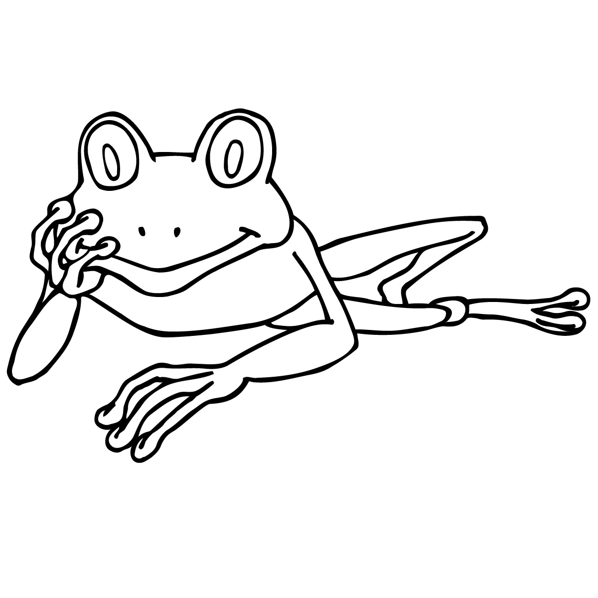 Coloring page frog - Coloring Pages & Pictures - IMAGIXS