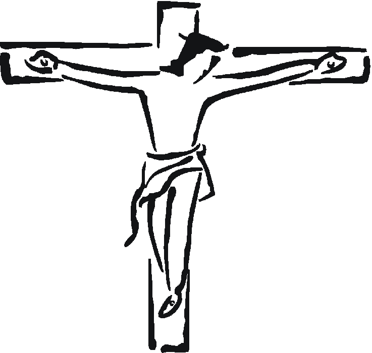 free black and white jesus clipart - photo #40