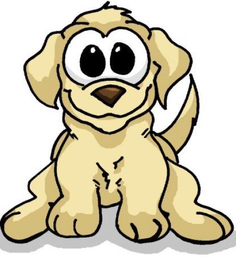 Cute Cartoon Dog Stock Vector Clipart Illustartion Of
