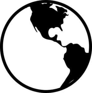 Globe Clipart Black And White - ClipArt Best