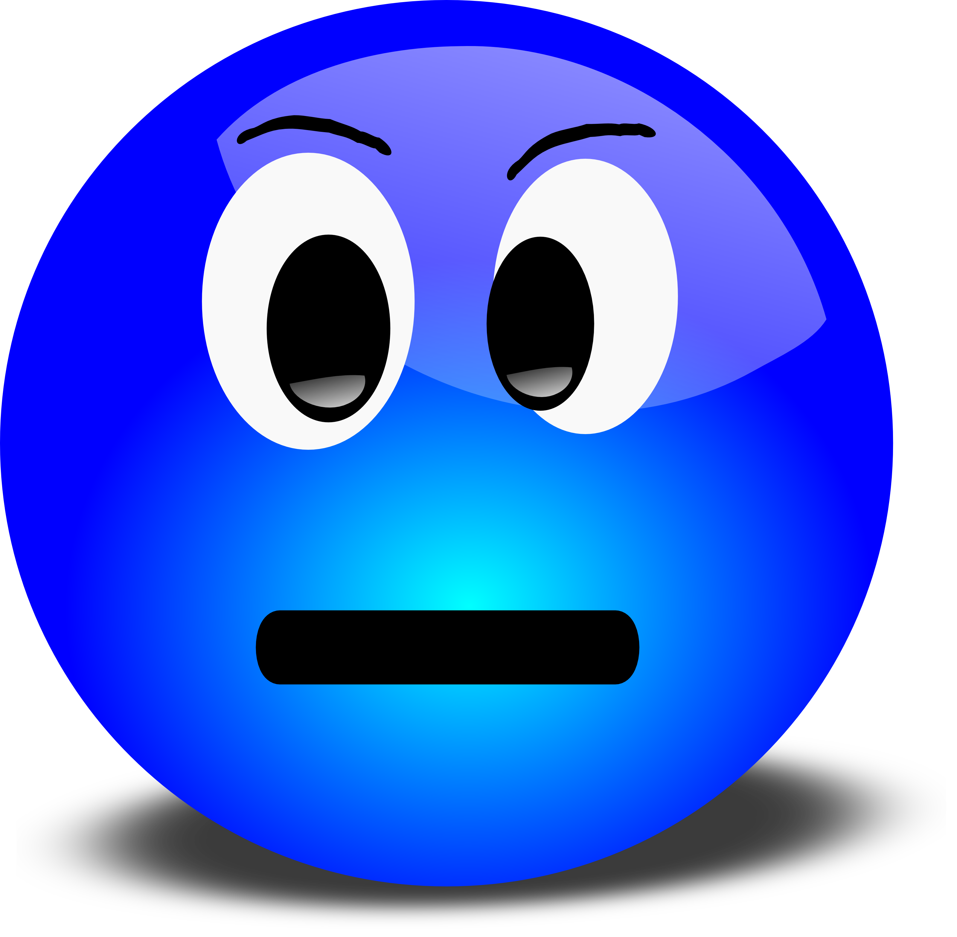 Mean Smiley Face Clipart