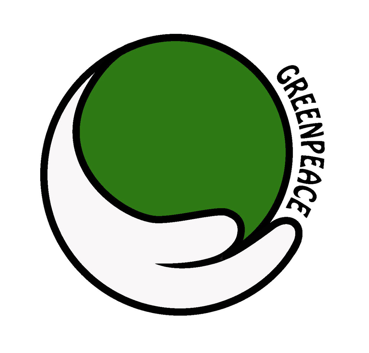 Greenpeace Logo Minimal Animal Clipart - Free to use Clip Art Resource