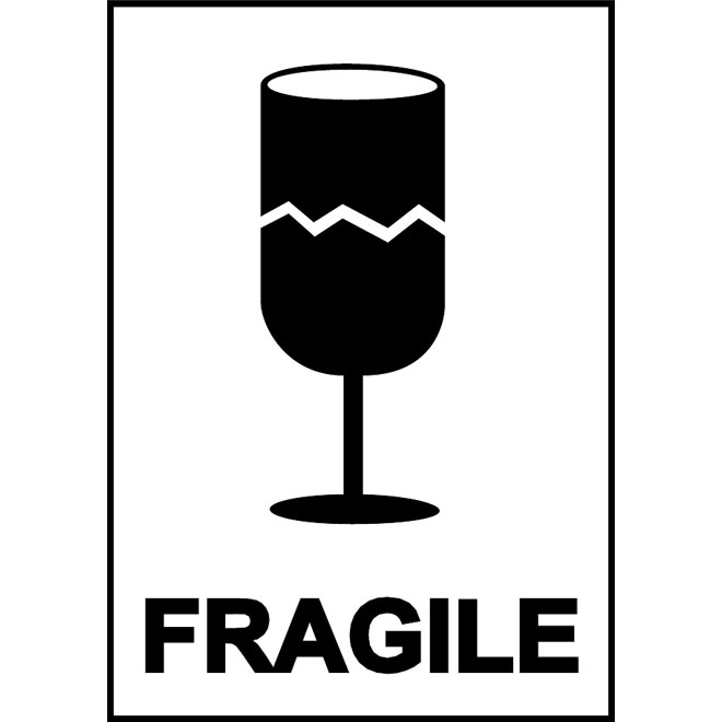 FRAGILE VECTOR SIGN - Download at Vectorportal