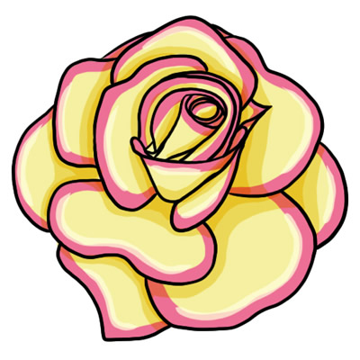 rose flower clipart