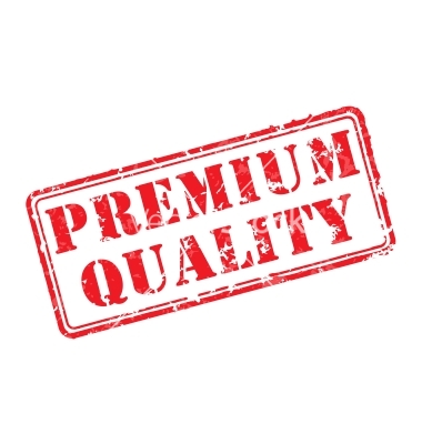 Premium quality rubber stamp vector