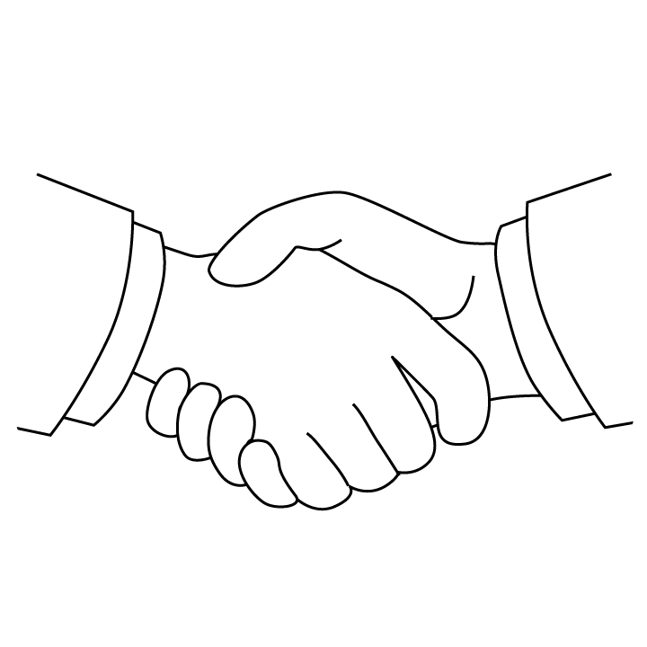 Coloring Pages • Handshake • Handshake (Printable Version) Coloring Pages • Hand