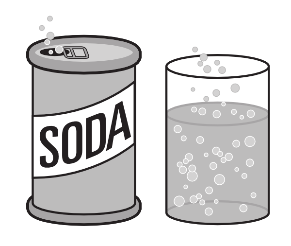 Soda Clip Art Black And White - Free Clipart Images
