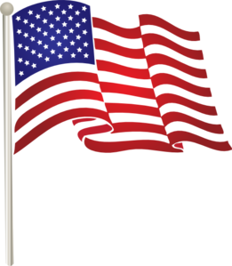 United States Waving Flag clip art - vector clip art online ...