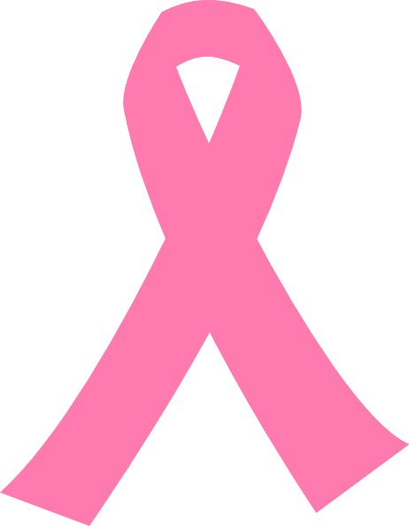 Ribbon For Cancer Dark Pink Clip Art - vector clip ...