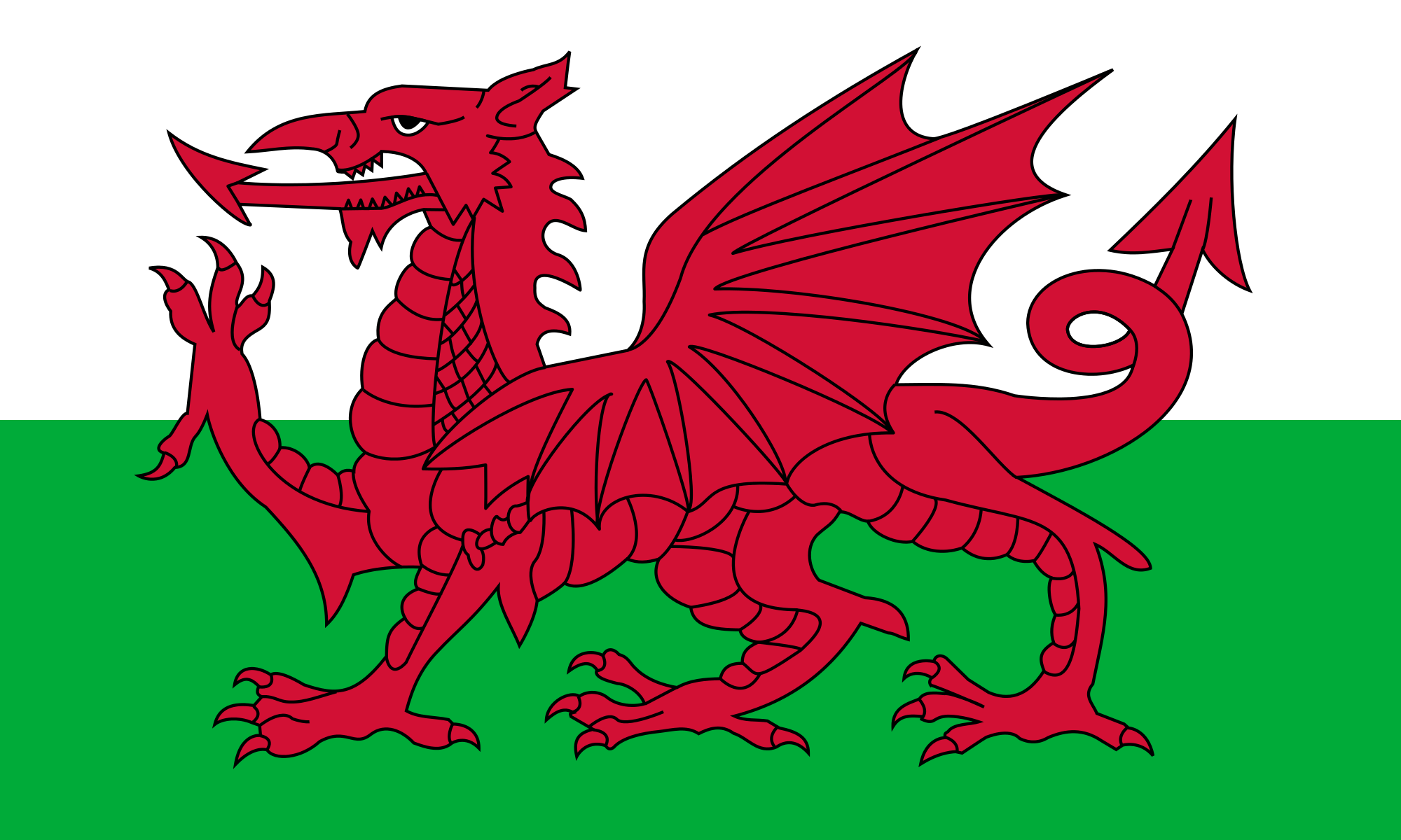 File:Flag of Wales 2.svg