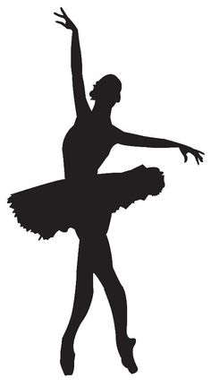 Ballerina Silhouette | Dance Silhouette, Little Ballerin…
