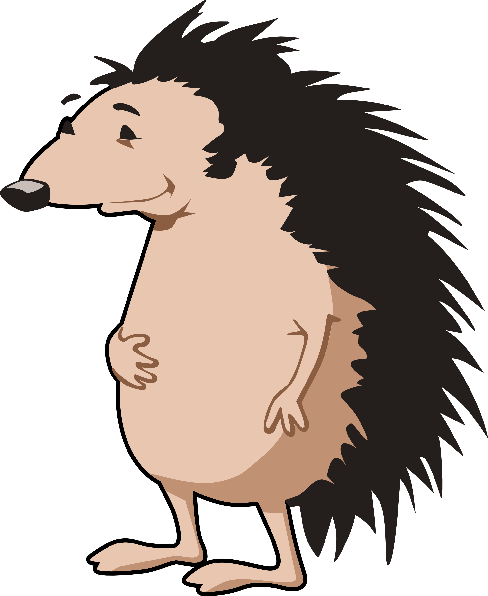Cartoon Hedgehog - ClipArt Best