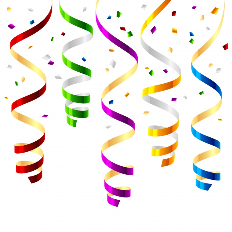 free animated confetti clipart - photo #45