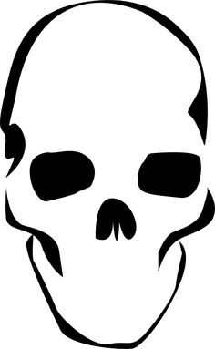 Skull Stencil | Stencil Templates, Printable Font - ClipArt Best
