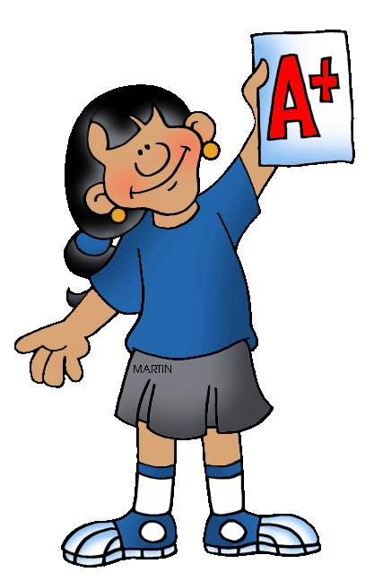 Free School Clip Art by Phillip Martin, Honor Roll Student
