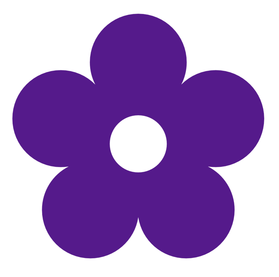 Purple Flower Clip Art Clipart - Free to use Clip Art Resource
