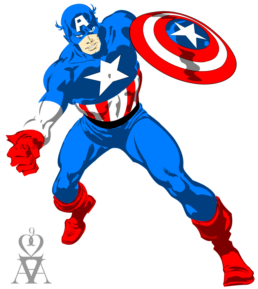 Captain America - Vector: : by a2a2a9 on DeviantArt