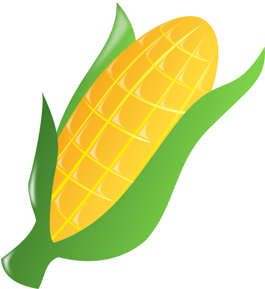 Yellow Corn Clip Art - vector clip art online ...