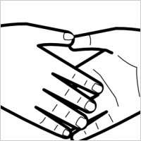 Praying Hands clip art Vector clip art - Free vector for free download