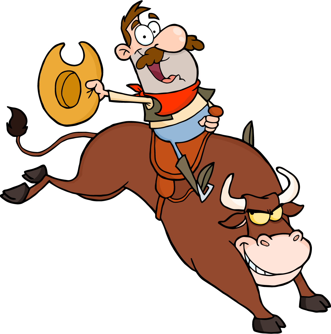 Bull Riding Clipart - ClipArt Best