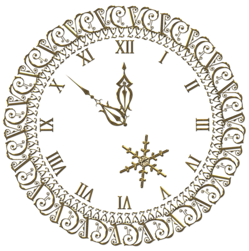 new year clock clip art - photo #10