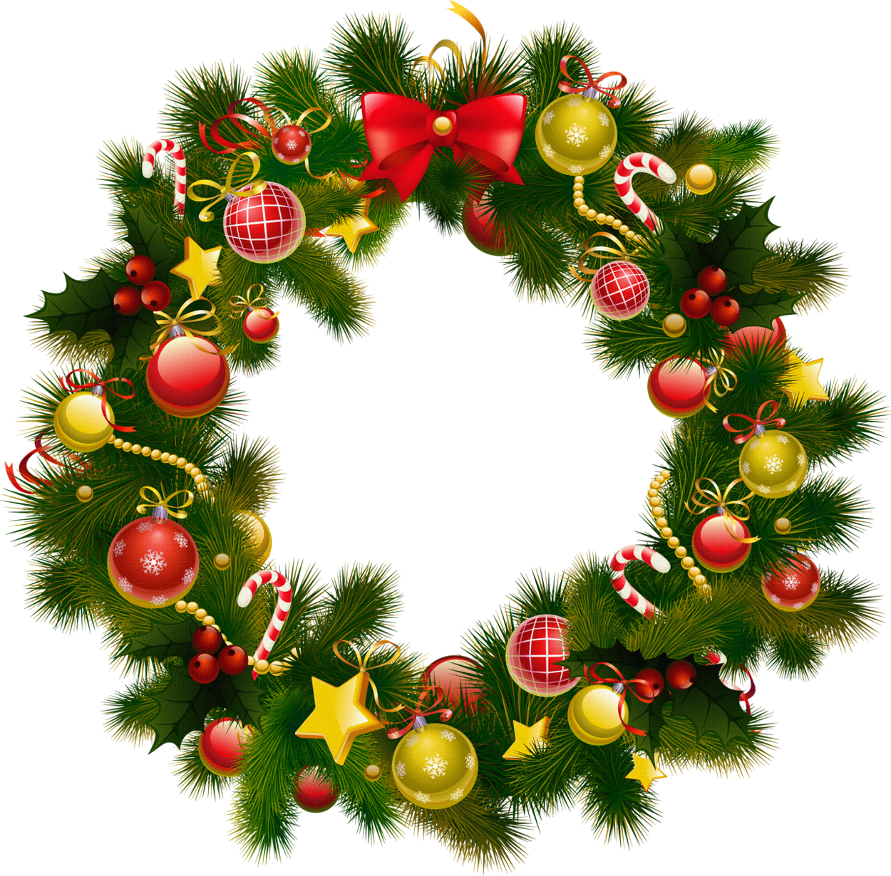 holiday clip art wreaths - photo #6