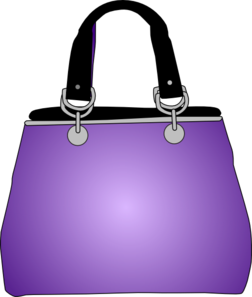 Purple Purse clip art - vector clip art online, royalty free ...