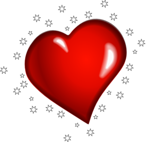 Heart Stars Clip Art - vector clip art online ...
