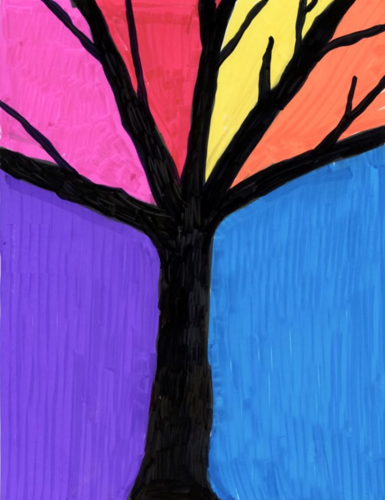 Fall Tree Silhouette - Art Projects for Kids