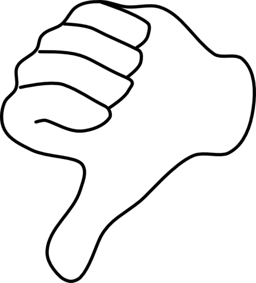 Thumbs Down Picture Clipart - Free to use Clip Art Resource