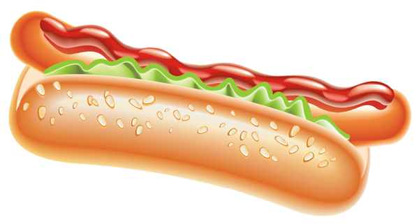 Hot dog png clipart - Hotdog food clip art | DownloadClipart.org