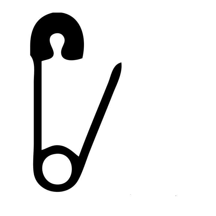 Open source clipart photo safety pin