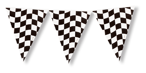 Race car flags clipart