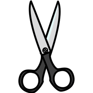 3572 dotted line scissors clip art | Public domain vectors