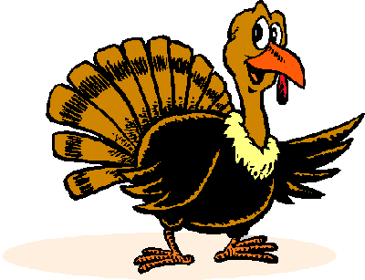 Thanksgiving turkey cartoon clipart