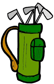 Golf bag clip art