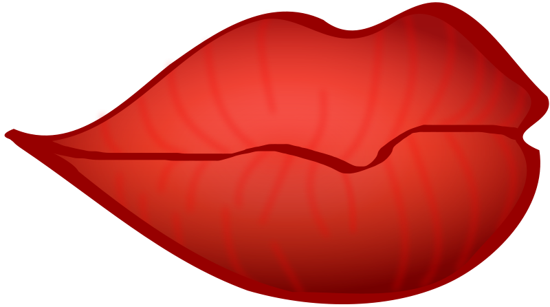 red lips clip art free - photo #32