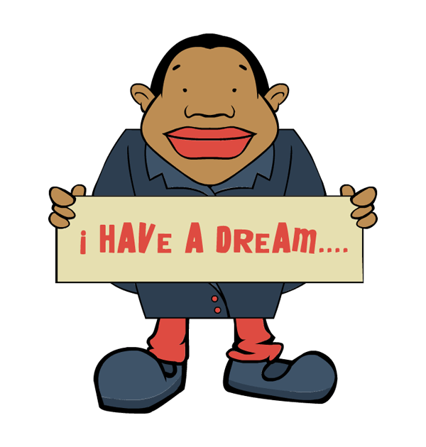 martin luther king day clip art