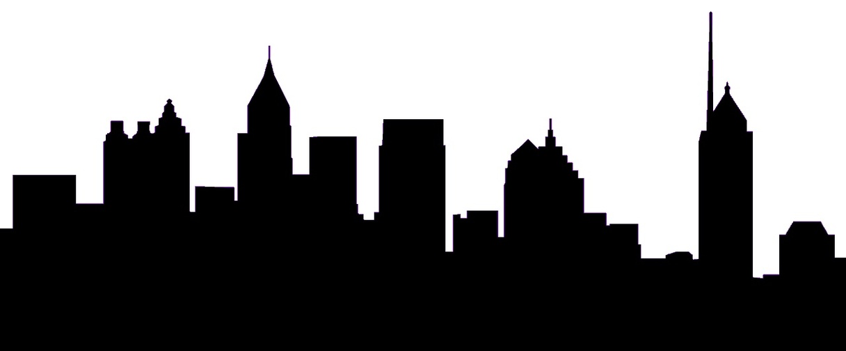 Chicago Skyline Silhouette Clipart - Free to use Clip Art Resource