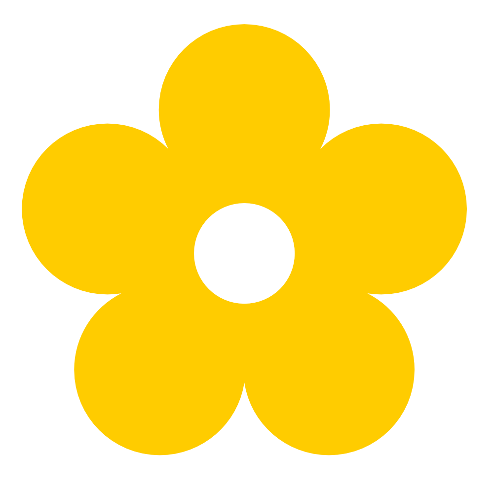 Yellow Flower Clip Art - Tumundografico