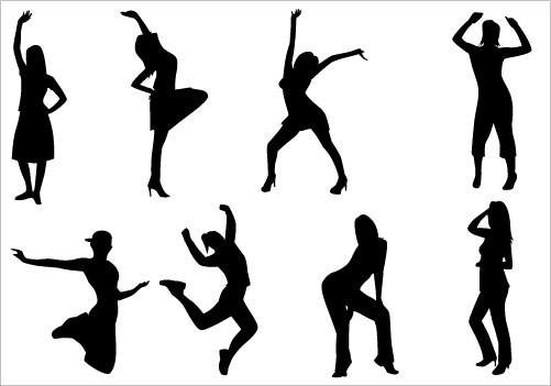 Dance Silhouette Clip Art - Tumundografico