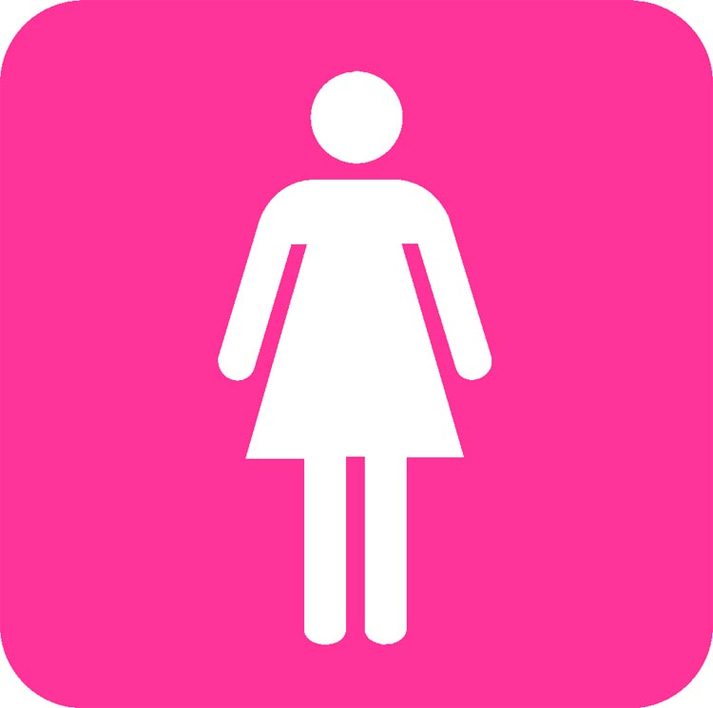 Women Restroom Symbol Clipart - Free to use Clip Art Resource