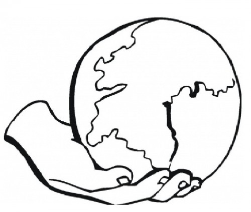 Best Photos of Earth Cut Out Template - Earth Template Coloring ...
